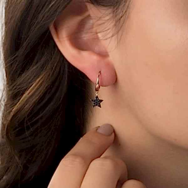 Yıldız Sallantılı Küpe