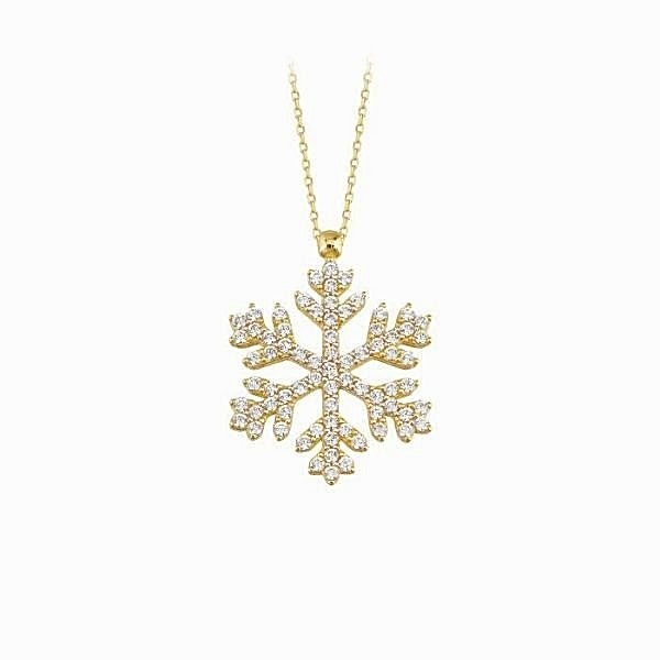 Kar Tanesi Kolye 3