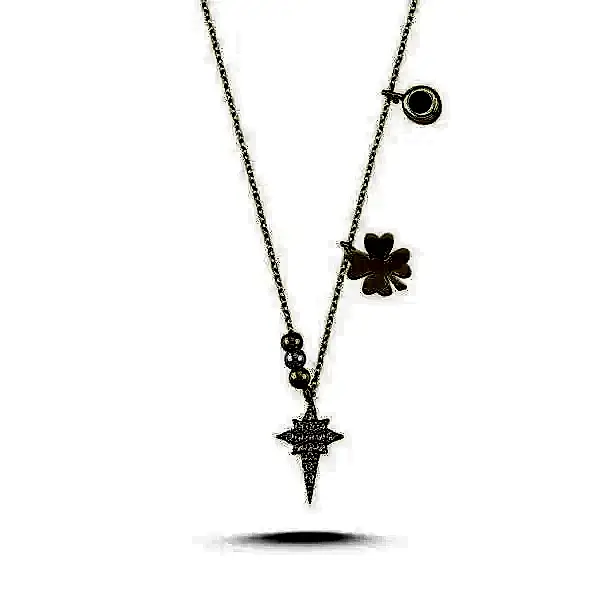 Kutup Yıldızı Şans Kolye - 14 Ayar Altın