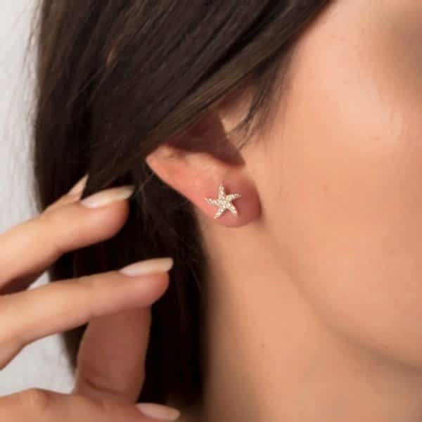 Deniz Yıldızı Küpe