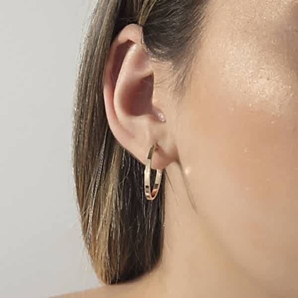 Halka Küpe - 14 Ayar Altın