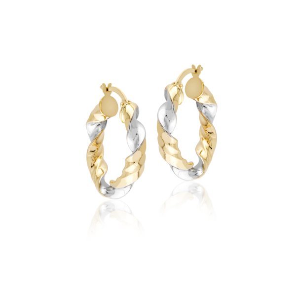 Halka Burgu Küpe - 14 Ayar Altın