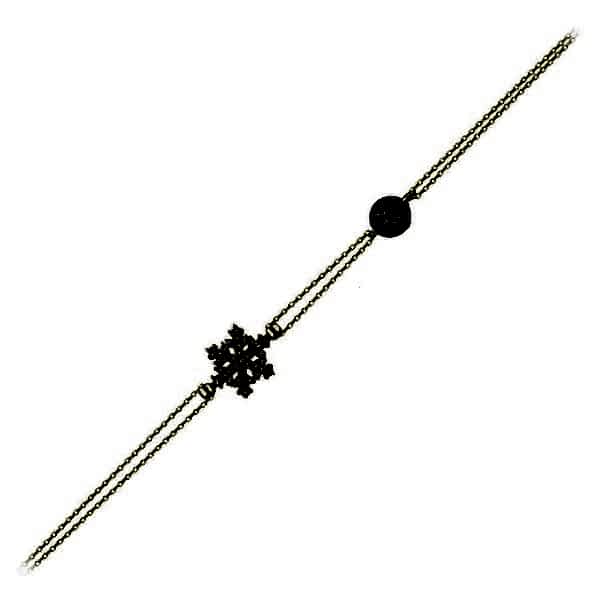 Kar Tanesi Bileklik (Gözlü)