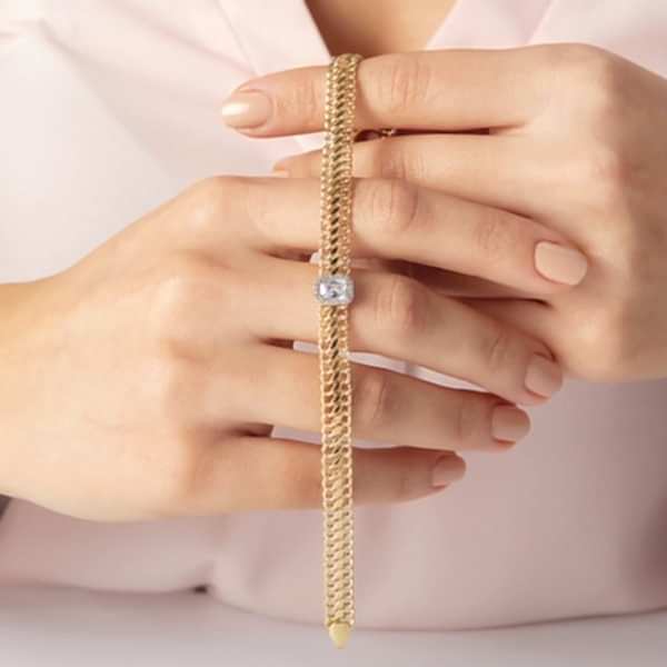 Bagetli Viyana Bileklik - 14 Ayar Altın