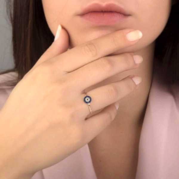 Nazar Boncuklu Yüzük