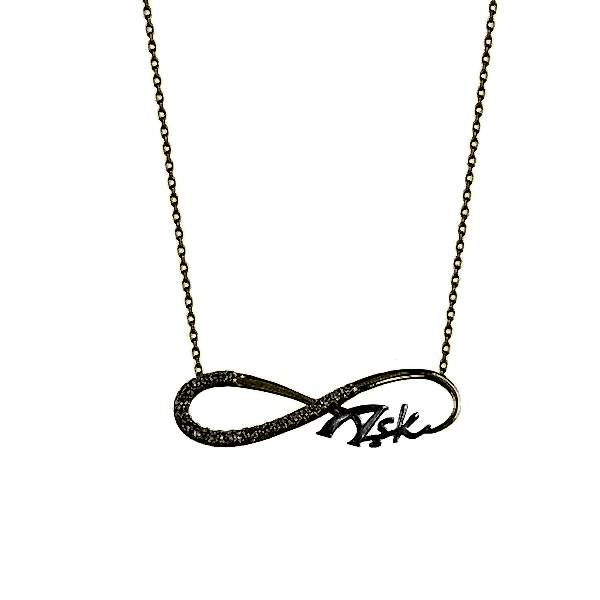 Sonsuzluk Aşk Kolye