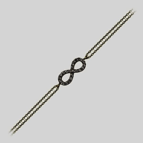 Sonsuzluk Bileklik Taşlı