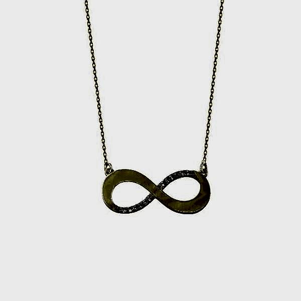 Sonsuzluk Kolye (Yarı Taşlı)